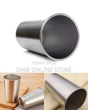 12 Pack 200ml Stainless Steel Pint Cups with 6 Sleeves