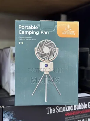 Rechargeable Standing Fan with Tripod Legs
