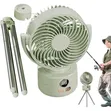 Rechargeable Standing Fan with Tripod Legs - 4
