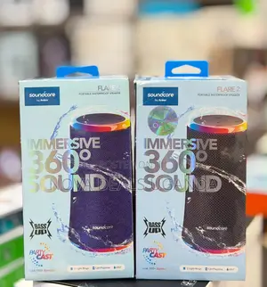 Anker Soundcore Flare 2 Bluetooth Speaker - IPX7 Waterproof