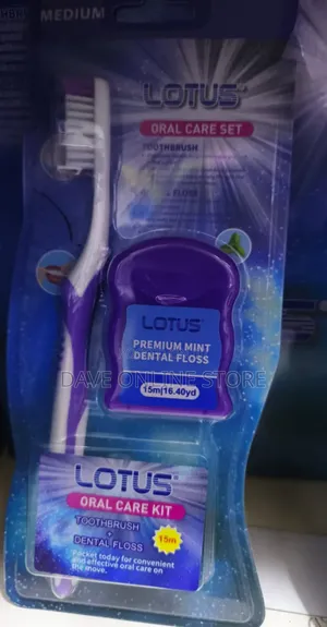 Lotus Oral Care Set - Premium Mint Dental Floss