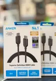 Anker 8K HDMI Cable, 6ft Ultra High Speed 48Gbps - 2