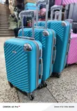 Original Plastic Suitcases Full Set - 3 Pieces - 1