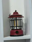 Portable Retro LED Camping Lantern - Rechargeable Outdoor Lamp - 2