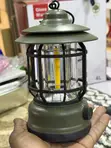 Portable Retro LED Camping Lantern - Rechargeable Outdoor Lamp - 4