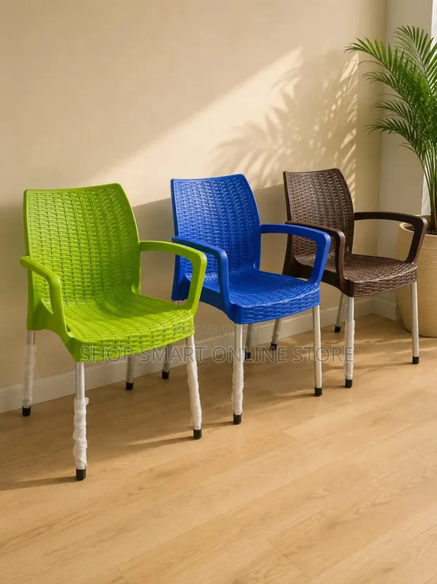 Terraco Nobel Stackable Plastic Chairs (Brand New) - 1