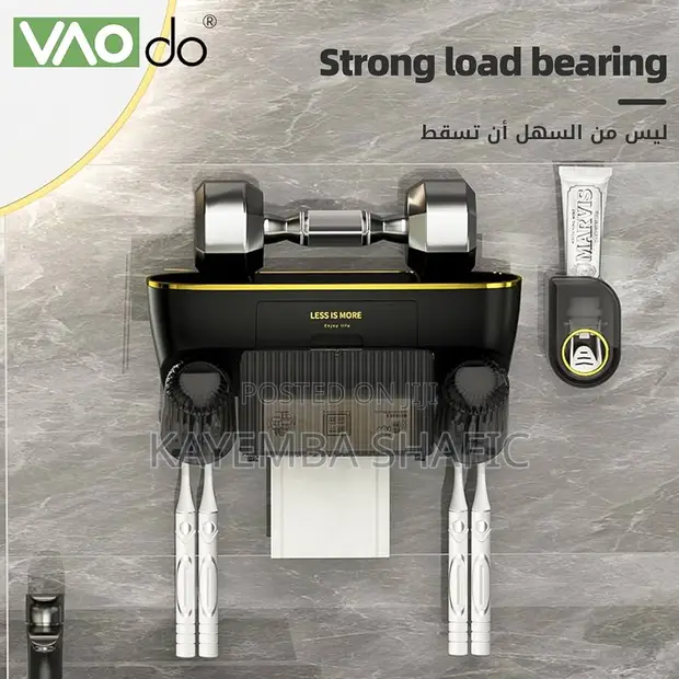 Multifunctional Toothbrush Holder & Automatic Toothpaste Dispenser - 1