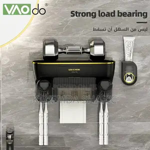 Multifunctional Toothbrush Holder & Automatic Toothpaste Dispenser