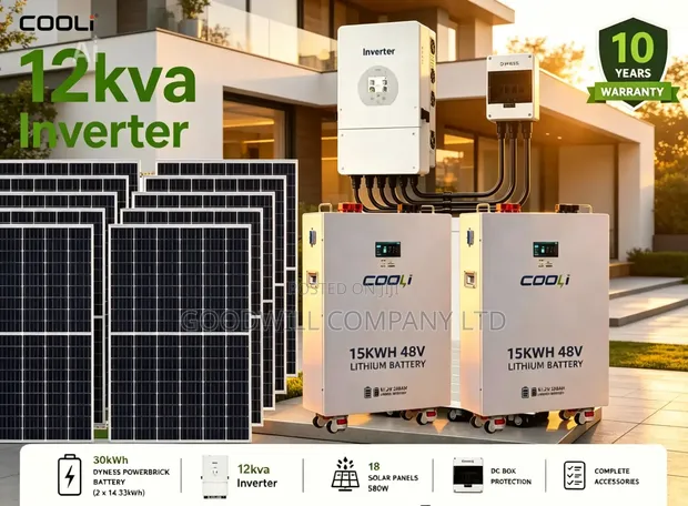 30kWh 12kVA 48V Cooli Hybrid Solar System - 1
