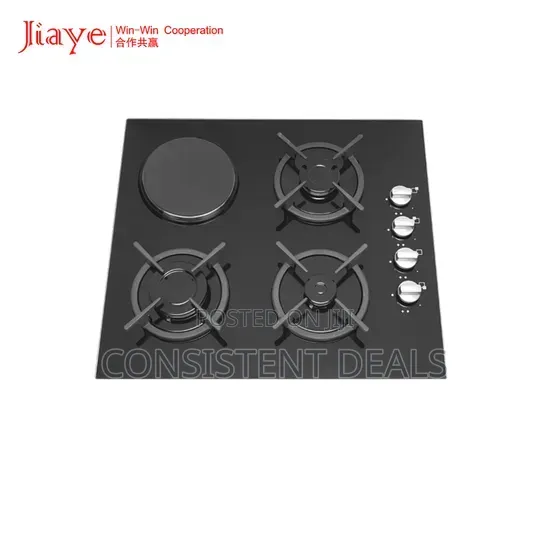 Digitrex 3 Gas Burner + Hotplate Cooker - 1