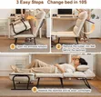 Lunch Break Folding Recliner Sofa Bed - 3