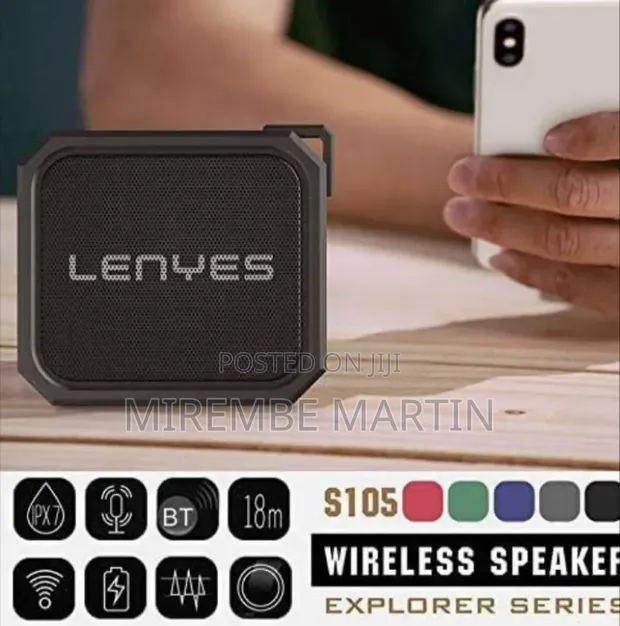 Lenyes S105 Portable Wireless Bluetooth Speaker IPX7 Waterproof - 1