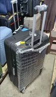 Large Aptonia Rubber Suitcase - Black - 1
