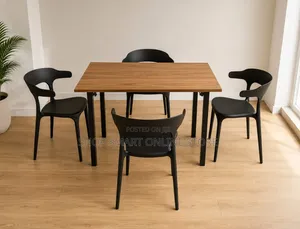 Modern Foldable Dining Table and Chairs