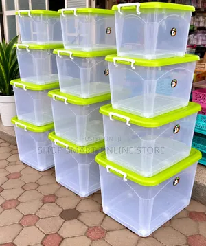 4-Piece Set Plastic Storage Boxes