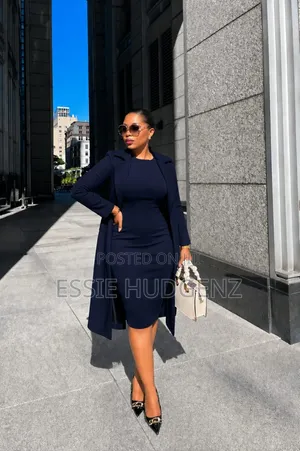 2pc Ladies Dress and Blazer Set