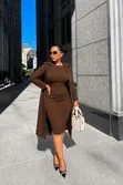 2pc Ladies Dress and Blazer Set - 3