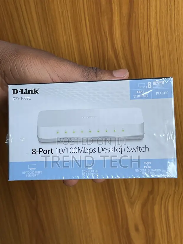 D-Link 8-Port 10/100Mbps Ethernet Switch - 1