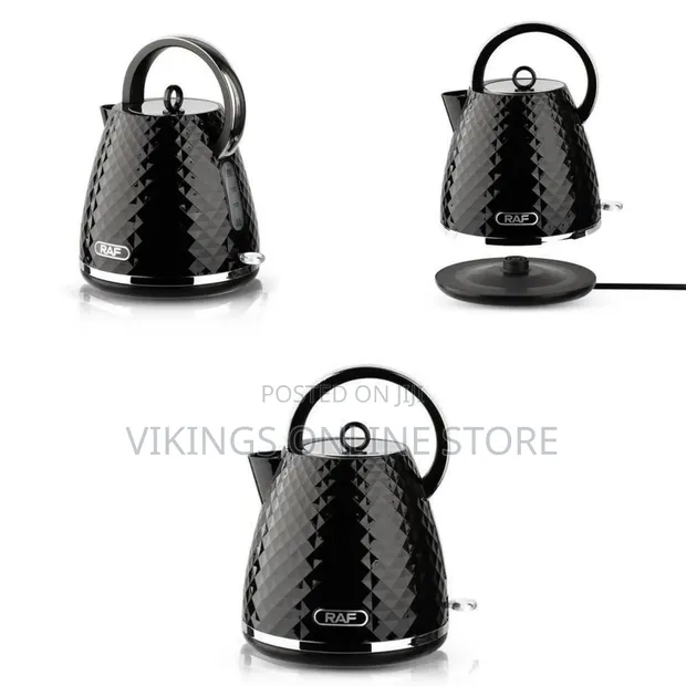 RAF 2L Retro Mini Electric Kettle - Black - 1