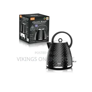 RAF 2L Retro Mini Electric Kettle - Black