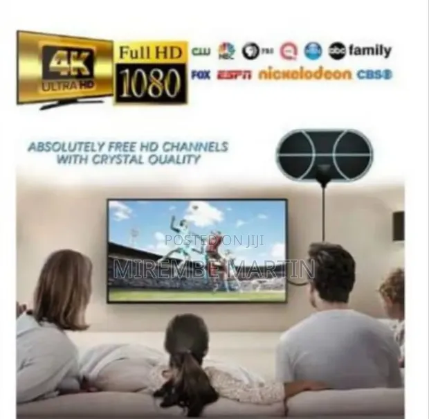 Digital Indoor TV Antenna with Signal Amplifier - 1
