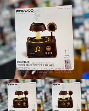 Porodo Lifestyle Concord Vintage Aroma Diffuser & Speaker