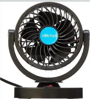 Plastic Black Mitchell Single Car Fan
