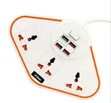 Winningstar Multifunctional Socket Panel with 3 Plugs and 4 USB Ports - 1