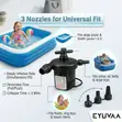 EYUVAA 150W Electric Air Pump for Mattresses, Pools - 2