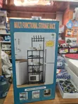 White 4-Layer Multipurpose Kitchen Storage Rack - 1