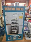 White 4-Layer Multipurpose Kitchen Storage Rack - 2