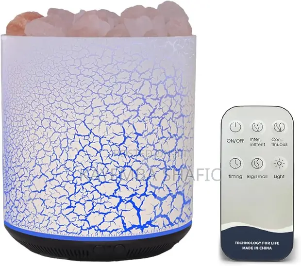 3-in-1 Himalayan Salt Lamp Diffuser Humidifier (400ml) - 1