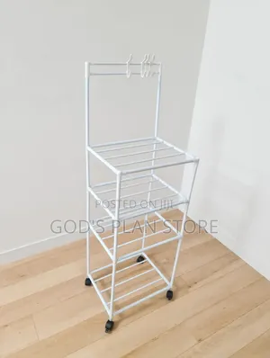 Bedroom/Kitchen/Bathroom Storage Shelves - 4 Sections