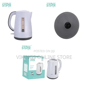 Winning Star 1.7L Cordless Electric Kettle - White