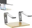 Ergonomic G1 Aluminum Laptop Stand with Wooden Base - 1
