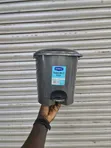 Gray 6-Litre Plastic Dust Bin - 2