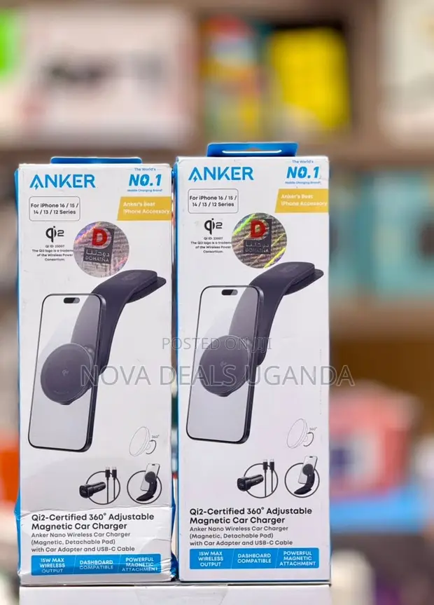 Anker Nano Wireless Car Charger with 25W Adapter & USB-C Cable - 1