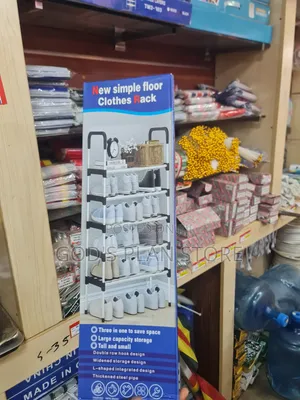 New Simple 5-Tier Plastic Floor Shoe Rack