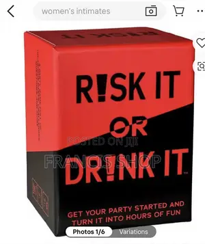 Risk It or Drink It Party Game