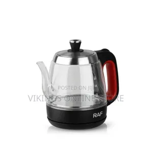 RAF 1.2L Electric Glass Kettle - Heat Resistant