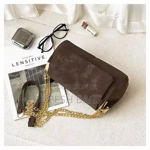 Chain Cross Bag - Suede