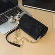 Chain Cross Bag - Suede - 4