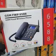 New GSM Fixed Wireless Phone - Black - 3
