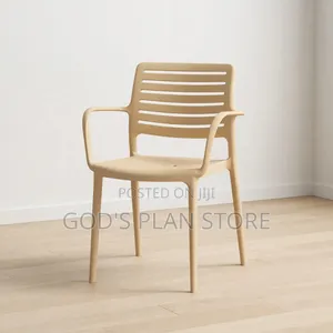 Espresso Plastic Chairs - Brand New
