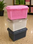 Picnic Handle Plastic Basket - 3