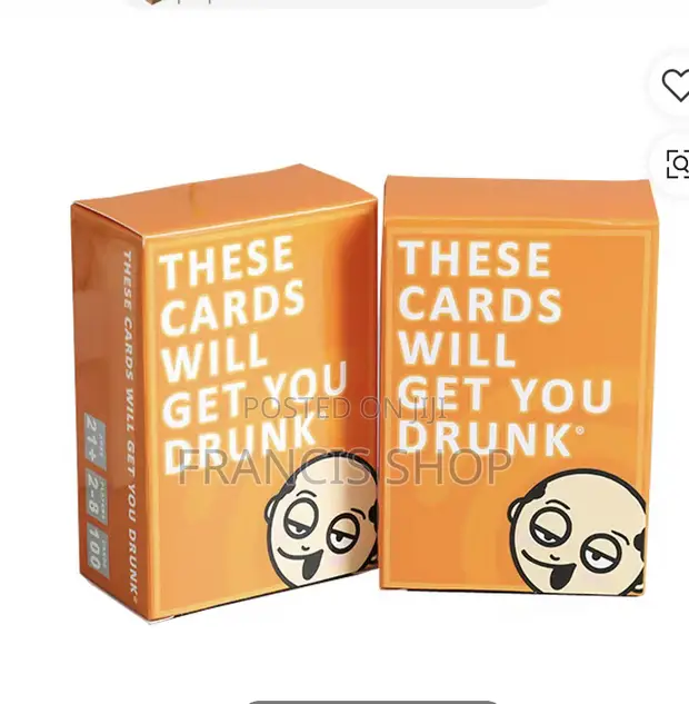 Fun Drinking Game Cards for Parties (21+) - 1