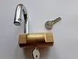80mm Heavy Duty Brass Padlock with Hardened Steel Shackle - 2
