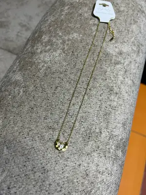 Golden Arc Stainless Steel Necklace for Ladies