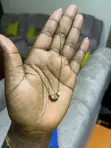 Golden Arc Stainless Steel Necklace for Ladies - 3
