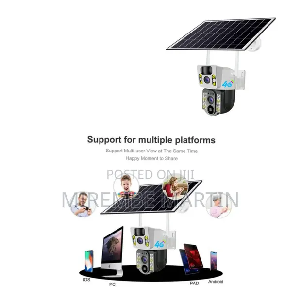 4G LTE Solar Dual Lens Smart Security Camera - 1